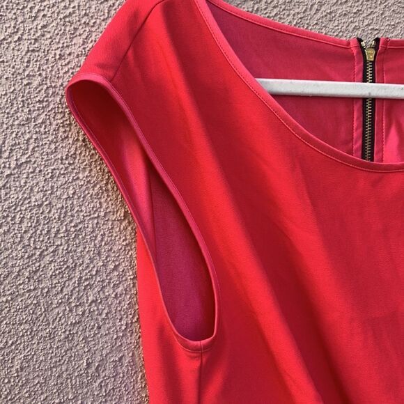 Rachel Roy Most Wanted Lotus Red Lg Scoop Neck Short Sleeve Barbie Hot Pink - Picture 5 of 11